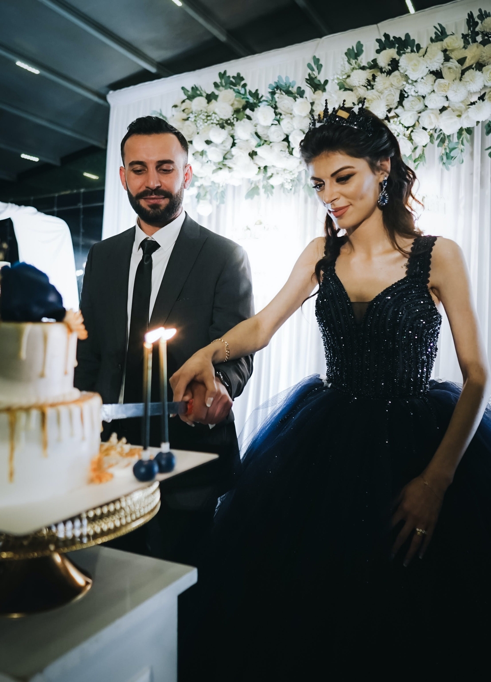 img of Elegant and Unconventional: Discover the Most Striking Black Wedding Dresses