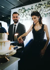 img of Elegant and Unconventional: Discover the Most Striking Black Wedding Dresses